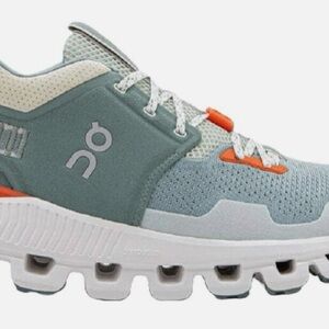WOMEN ON RUNNING CLOUD HI EDGE Sneakers . Cobble grey green. Size 8